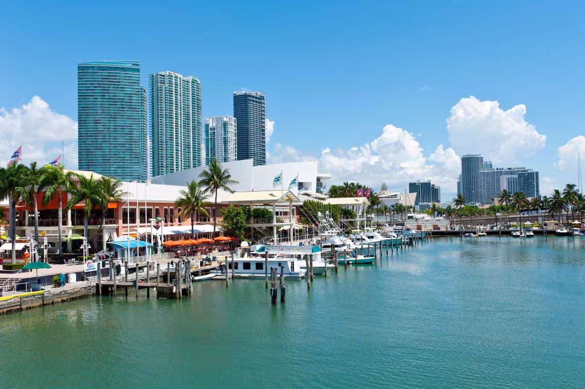 Bayside Marketplace in Miami, Florida
